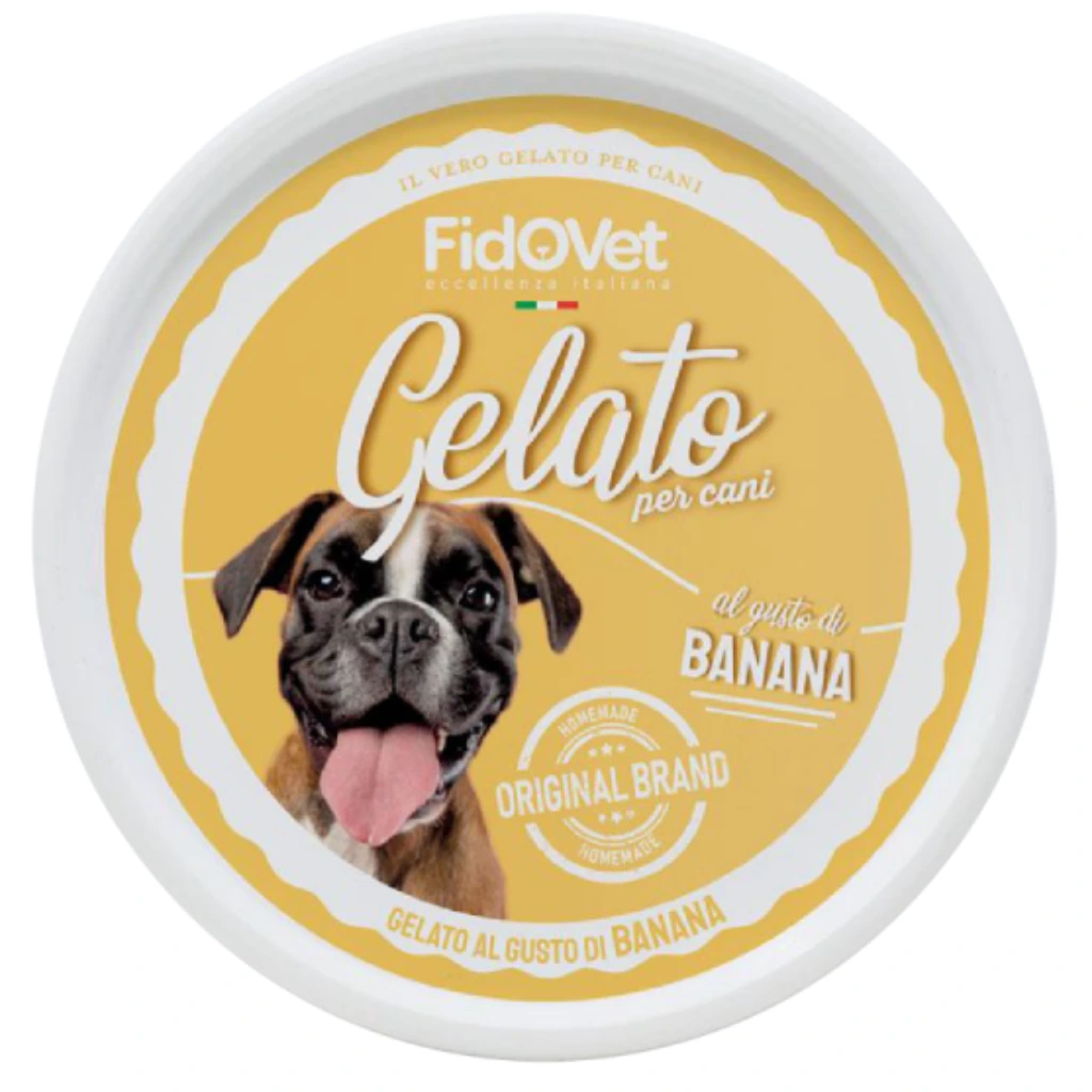 FidoVet Gelato Banan - Hundeis